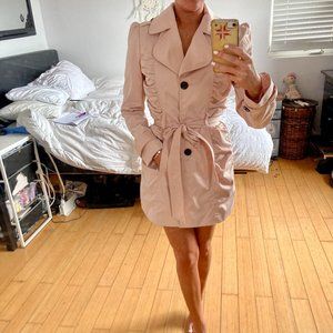 Candie's Pink Pea Coat | Medium